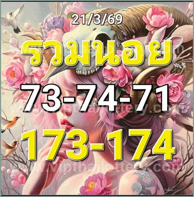 Thai Lotto Paper Master Numbers Lucky Set VIP 3Up 01.04.2026