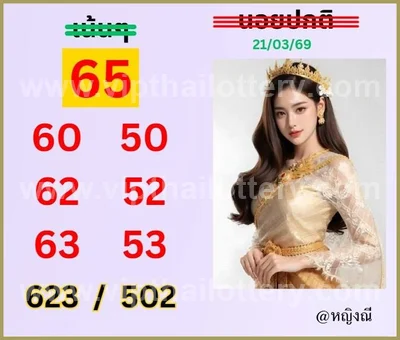 Thai Lottery Paper Master Lucky Set Direct Winning 1-4-2026