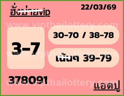 Thai Lottery Paper Master Lucky Set Direct Winning 1-4-2026