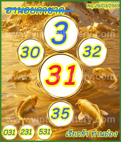 Thai Official Lottery Set Winning Direct Paper 01-04-2026
