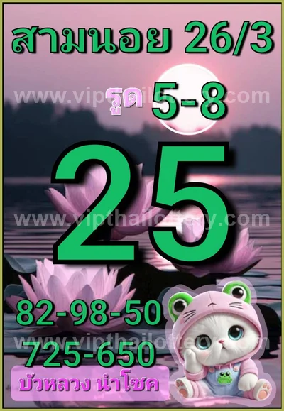 Thai Official Lottery Set Winning Direct Paper 01-04-2026