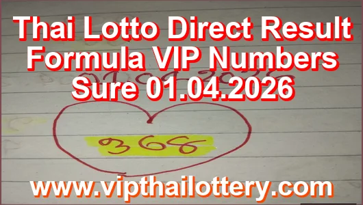 Thai Lotto Direct Result Formula VIP Numbers Sure 01.04.2026