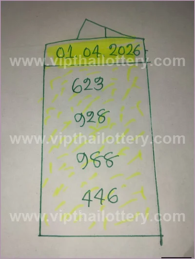 Thai Lotto Direct Result Formula VIP Numbers Sure 01.04.2026