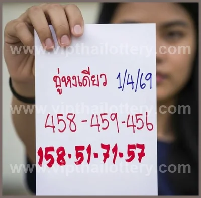 Thai Official Lottery Paper Tips Winning VIP Sure 01/04/2026