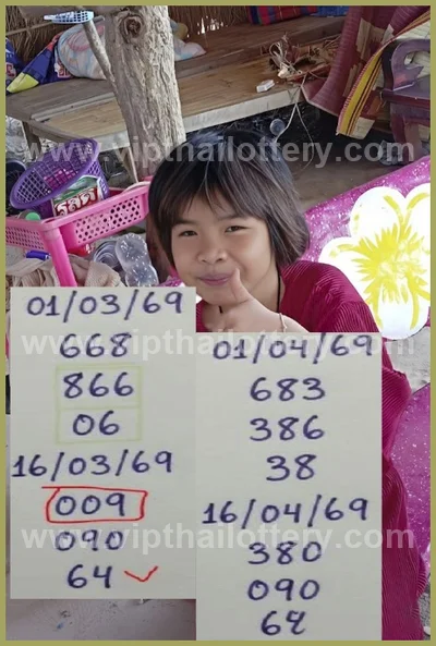 Thai Official Lottery Paper Tips Winning VIP Sure 01/04/2026