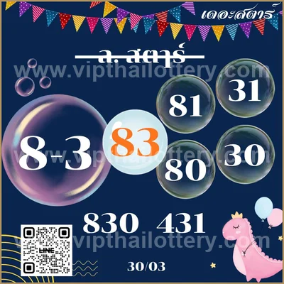 Thai Lottery Paper Sure Master Result VIP Formula 01.04.2026
