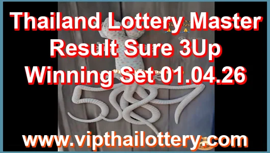 Thailand Lottery Master Result Sure 3Up Winning Set 01.04.26