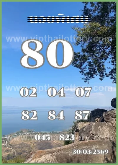 Thailand Lottery Paper Result Set 3Up Winning VIP 1/04/2026