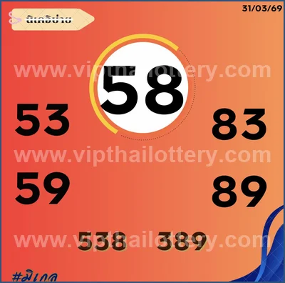 Thai Lottery Lucky Result Direct VIP Touch 1st April 2026