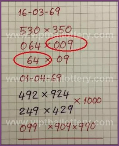 Thai Lotto Numbers 3Up Direct Sure Formula Master 1-4-2026