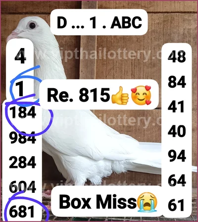 Thai Lotto Numbers Paper Sure Winning Direct Tips 01.04.2026