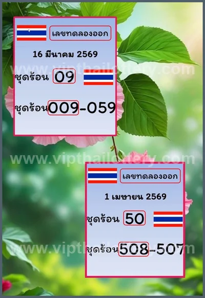 Thai Lottery Tips Result Formula Lucky Set 3Up VIP 1/04/2026