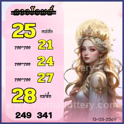 3Up Tips Numbers Winning Thailand Lottery Sure 16/03/2026