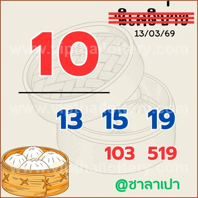 Thai Lotto Thai Lottery Glo Touch 3Up Numbers 16 March 2026