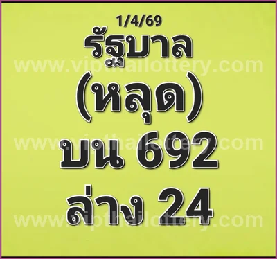 Thai Lottery Lucky Winning Tips Sure Paper Touch 16.04.2026