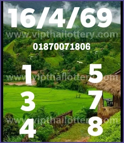 Thai Official Lottery Master Winning Numbers 16th April 2026