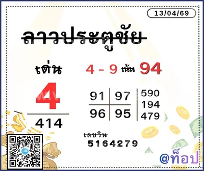 Thai Lottery Winning 3Up Result Set Touch Direct 16-04-2026