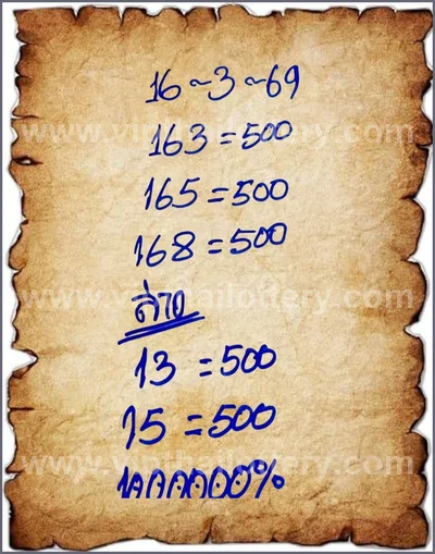 Thailand Lottery Numbers Sure Tips 3Up Touch 16 April 2026