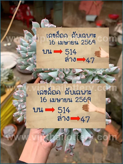 Thailand Lottery Numbers Sure Tips 3Up Touch 16 April 2026