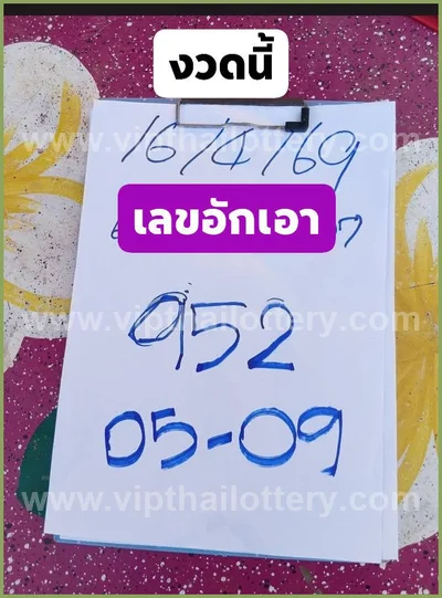 Thai Lottery 3Up Touch Lucky Sure Master Set Result 16.04.26