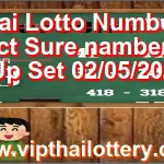 Thai Lotto Numbers Direct Sure namber VIP 3Up Set 02/05/2026