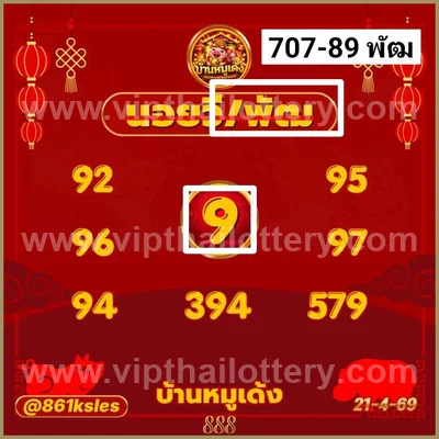 Thai Lotto Paper Winning Numbers Game Touch VIP 02.05.2026