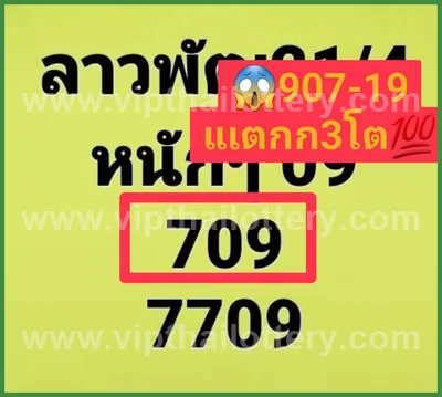 Thai Lotto Paper Winning Numbers Game Touch VIP 02.05.2026