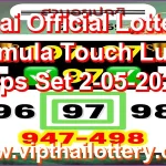 Thai Official Lottery Formula Touch Lucky Tips Set 2-05-2026