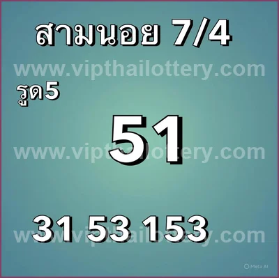 Thai Lotto Tips Touch VIP Direct Result Set Paper 02-5-2026