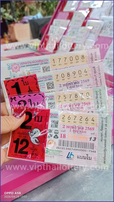 Thai Official Lottery Lucky Tips Sure namber VIP 2 May 2026