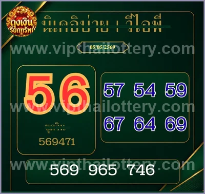 Thailand Official Lottery Tips VIP Result 3Up 16 May 2026