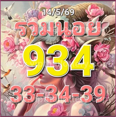 Thai Lottery Sure namber Direct Game Touch Paper 16/05/2026