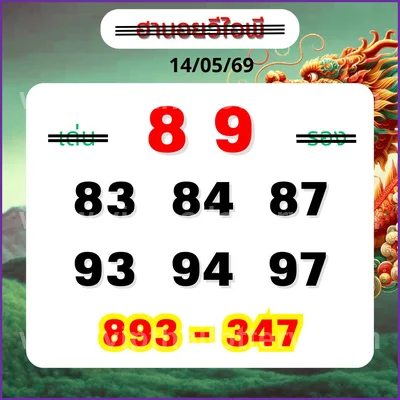 Thailand Lottery Down Formula Touch Numbers Game 16.05.2026