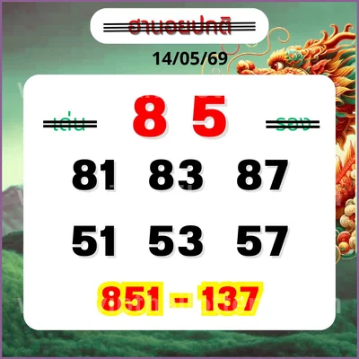 Thailand Lottery Down Formula Touch Numbers Game 16.05.2026