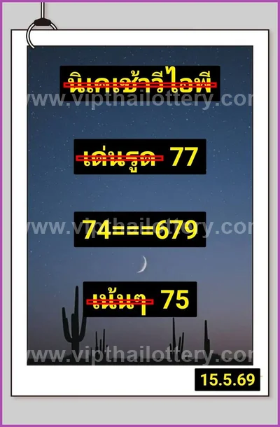 Thai Lotto Touch Paper Sure namber Master Winning 16.05.26