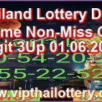 Thailand Lottery Down Game Non-Miss Cut Digit 3Up 01.06.2026