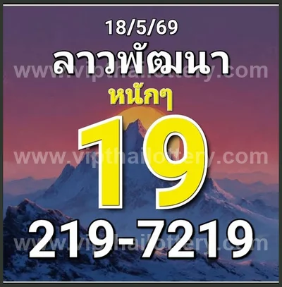 Thailand Lottery Down VIP Formula Final Game Set 1-6-2026
