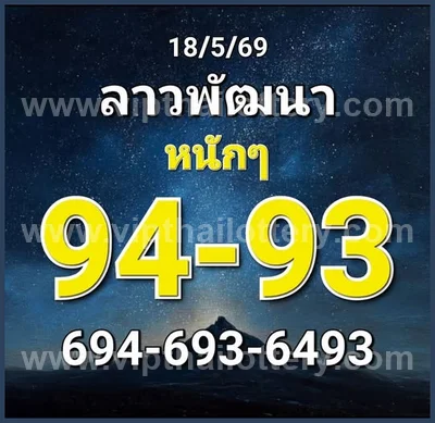 Thai Lottery HTF Result Formula Direct Set Game 01-06-2026