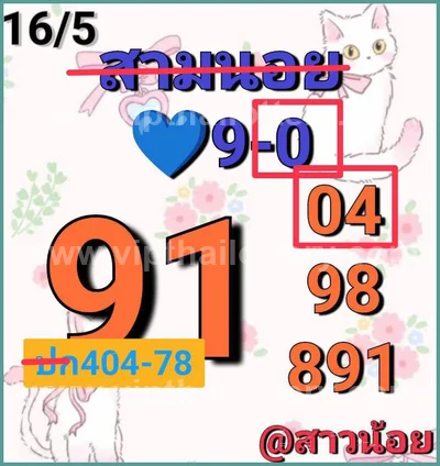 Thailand Lottery Game Sure namber Non-Miss 3d Tips 01.06.26