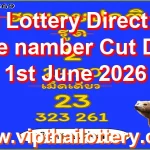 Thai Lottery Direct 3Up Sure namber Cut Digit 1st June 2026