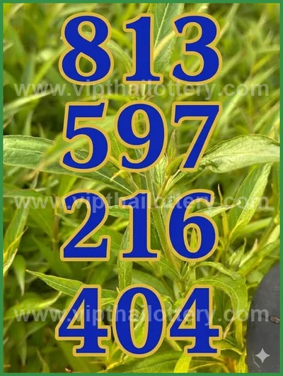 Thailand Lottery Paper Set Game HTF Touch 3Up Tips 01.6.2026