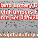 Thailand Lottery Down Touch Numbers Final Game Set 01/6/2026