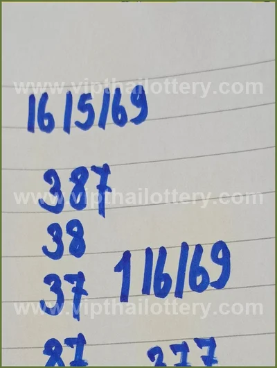 Thailand Lottery Numbers Tips 3Up Cut Digit Game 01-06-2026