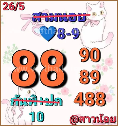 Thai Lotto Game Formula Non-Miss 3d Tips Numbers 01/06/2026