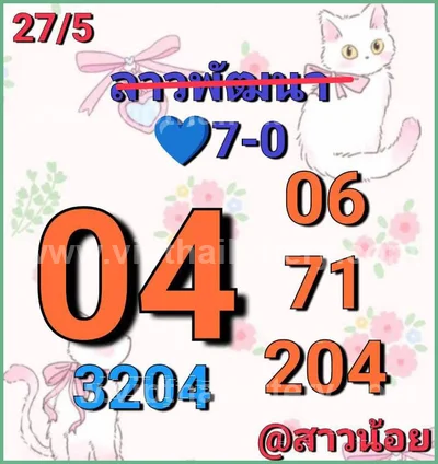 Thai Lotto Game Formula Non-Miss 3d Tips Numbers 01/06/2026