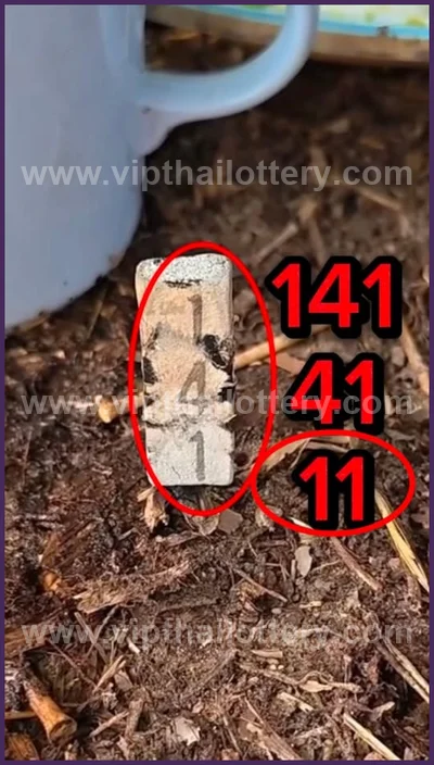 Thailand Lottery 3Up Numbers Touch Paper HTF 16th June 2026