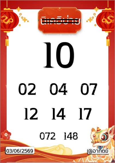 Thai Lottery Cut Digit VIP Sure namber Tips Direct 16.06.26