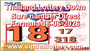 Thailand Lottery Down Sure namber Direct Formula 16-06-2026