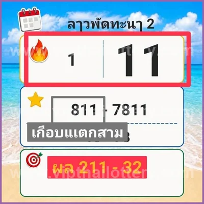 Thailand Lottery HTF Lucky Cut Digit Numbers VIP 16-06-2026