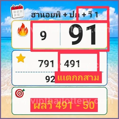Thailand Lottery HTF Lucky Cut Digit Numbers VIP 16-06-2026